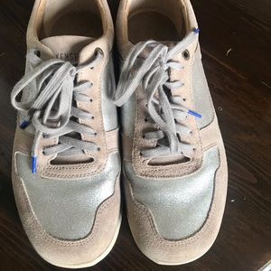 Birkenstock Women’s Bend Low suede and metallic shoes, size EU40/US9